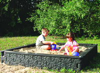 playground borders usa kids in sandbox